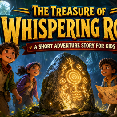 The Treasure of Whispering Rock - A Short Adventure Story for Kids